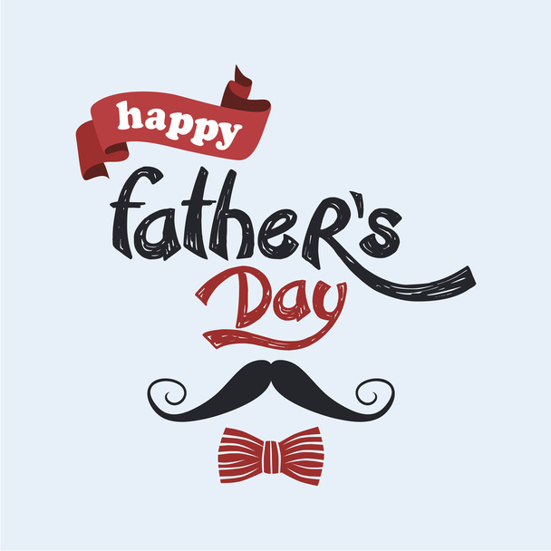 Happy father day theme - Vector, Image