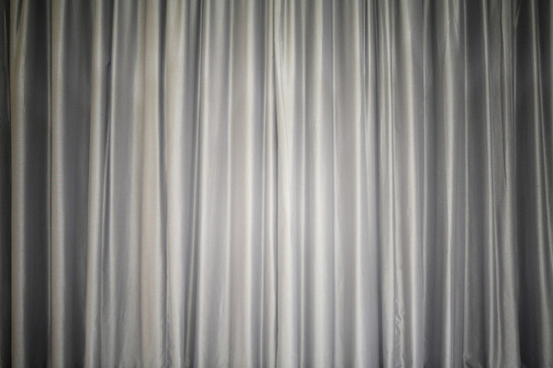 grauer Vorhang - Foto, Bild