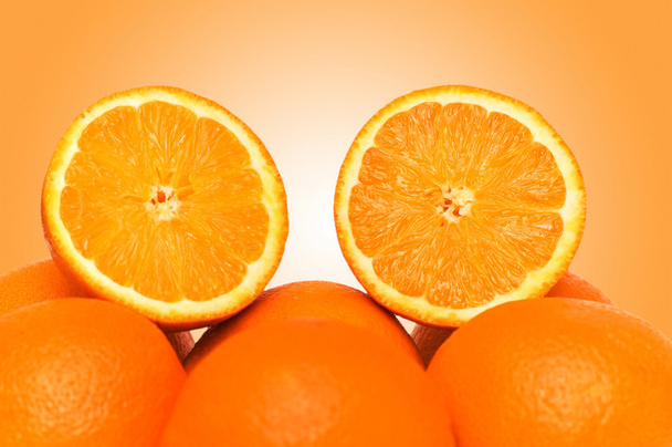 Narancs gradiens háttér - Fotó, kép