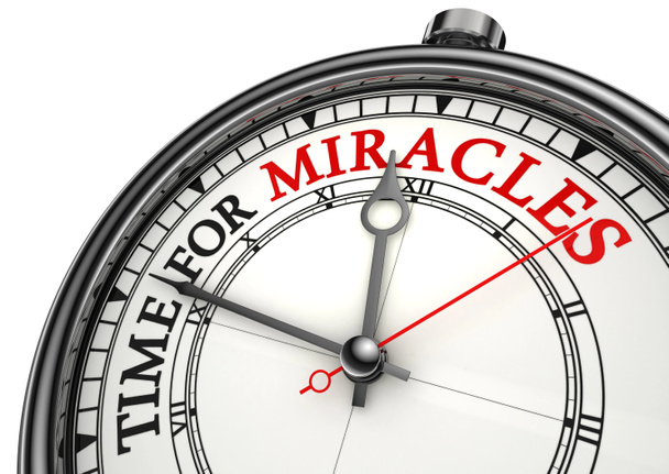 Hora de milagres relógio close-up
 - Foto, Imagem
