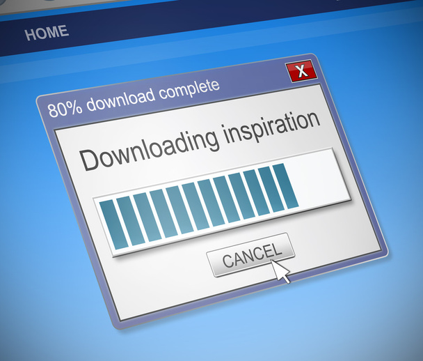 Inspiração conceito de download
. - Foto, Imagem