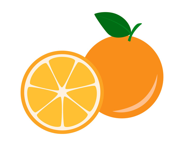 Ploché ikony oranžová - Vektor, obrázek