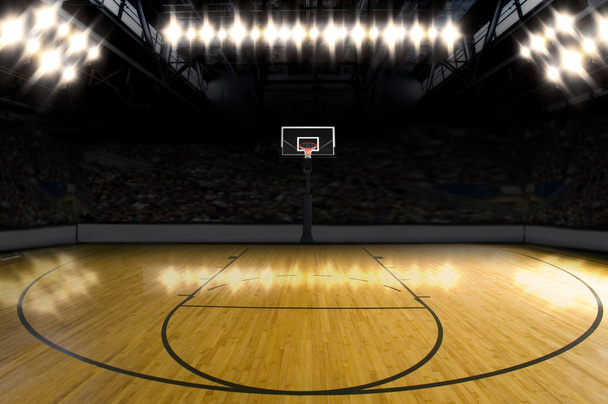 Basketball Court. Basketball Background. - 写真・画像