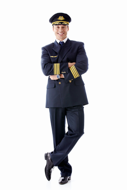 A man dressed as a pilot - Foto, imagen