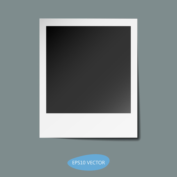 Marco de fotos con sombra
 - Vector, imagen