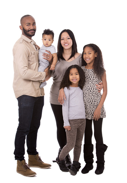 ethnic casual family - Foto, Imagen
