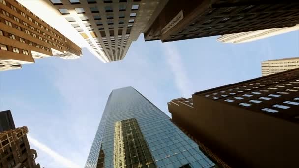 Architektur von Gebäuden im Stadtbezirk - Filmmaterial, Video