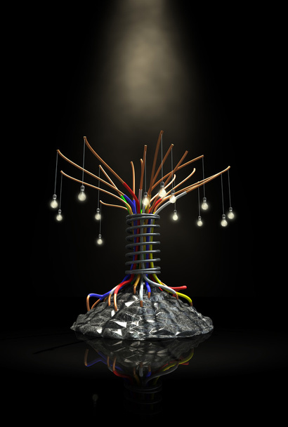 Industrial Future Tree - Photo, Image