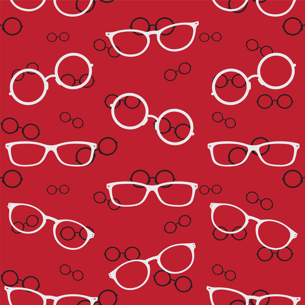 Glasses vector art background design for fabric and decor. Seaml - Vector, Image