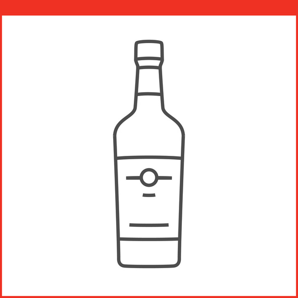 алкоголь пляшка значок
 - Вектор, зображення