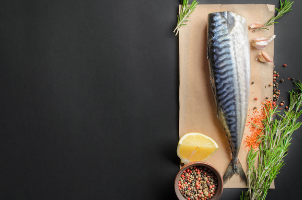 fresh raw mackerel - Photo, Image