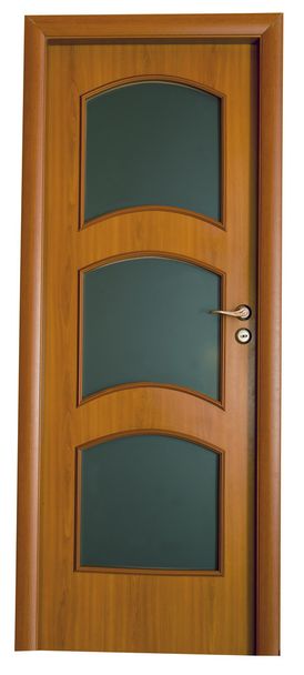 dřevěné dveře izolát - Fotografie, Obrázek