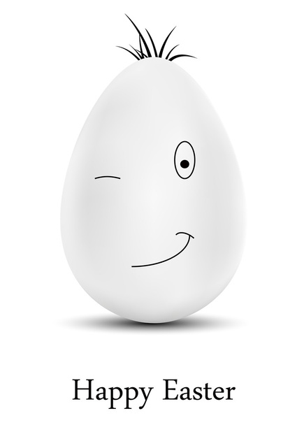 Vector cute Easter egg - Вектор, зображення