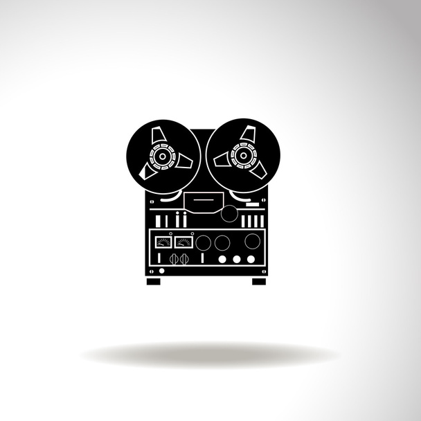 Icono de grabadora de cinta - ilustración vectorial
. - Vector, Imagen