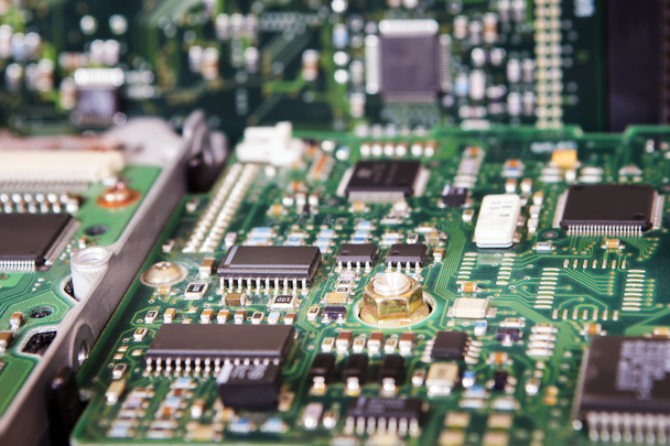 Placa de circuito integrado de un disco duro
 - Foto, Imagen