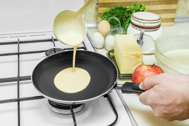 cooking Pancakes food - Фото, зображення