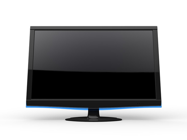 Modern TV screen - front view - Φωτογραφία, εικόνα