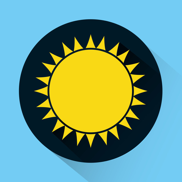 літо і яскраве сонце
 - Вектор, зображення