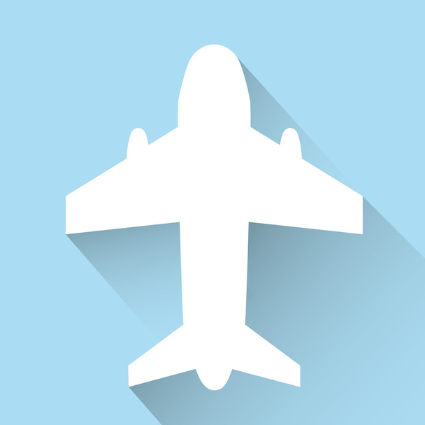 Vliegtuig en reizen - Vector, afbeelding