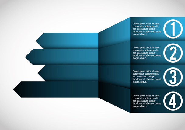 üzleti infographic design - Vektor, kép