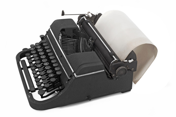 vinobraní psací stroj s papírem - Fotografie, Obrázek