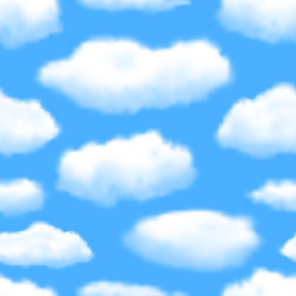 シームレスな空の背景。Eps10、編集可能なベクトル図 - ベクター画像