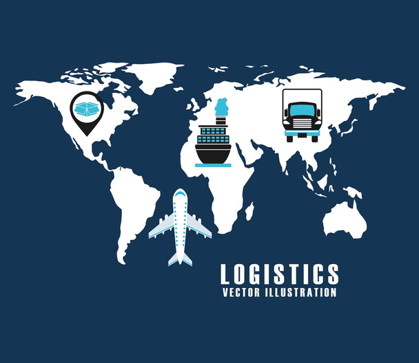 logistics service design - Vector, Image