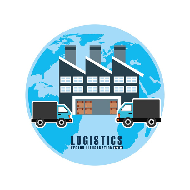 diseño del servicio logístico
 - Vector, Imagen