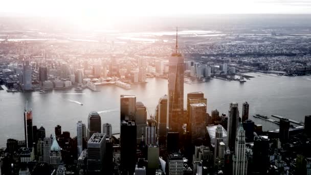 New york şehrinin mimarisi - Video, Çekim