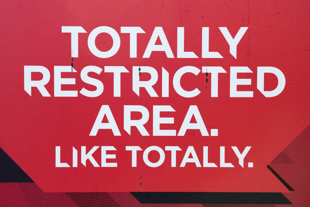 Totally restricted area - Photo, Image