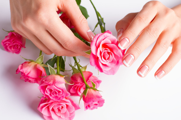 Beautiful female nails. - Photo, Image