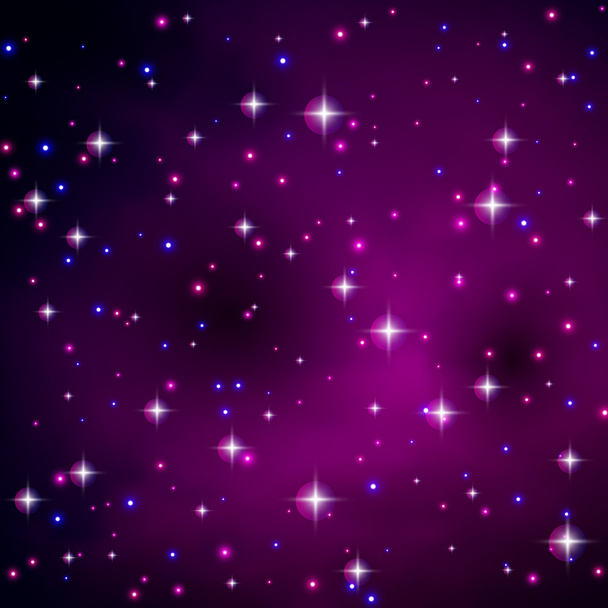 Brochure ster en ruimte sjabloon. Vector Universe achtergrond voor presentatieontwerp. - Vector, afbeelding