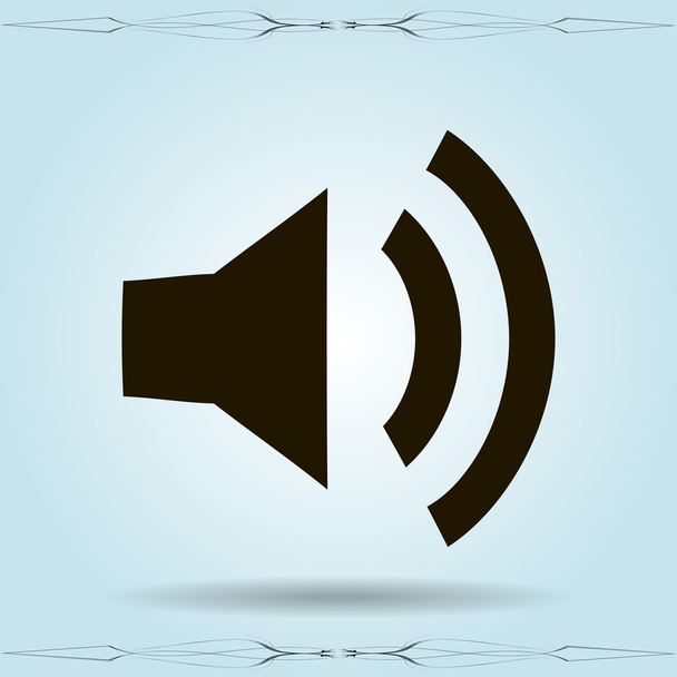 Speaker icon illustration - Vector, Image