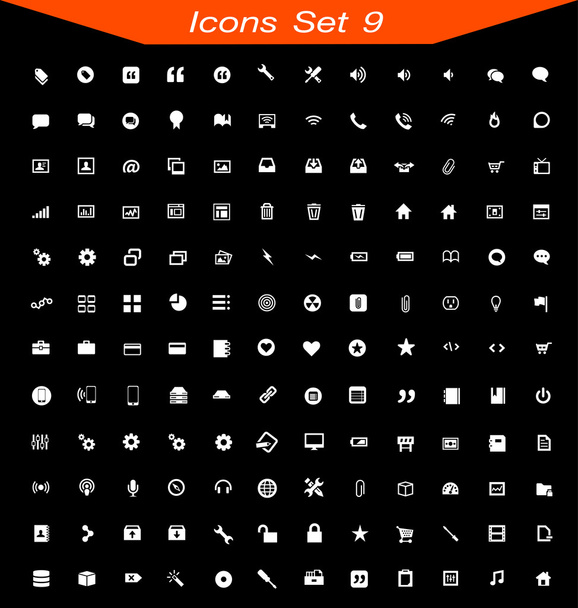 Icons Set No.09 - Vector, Image