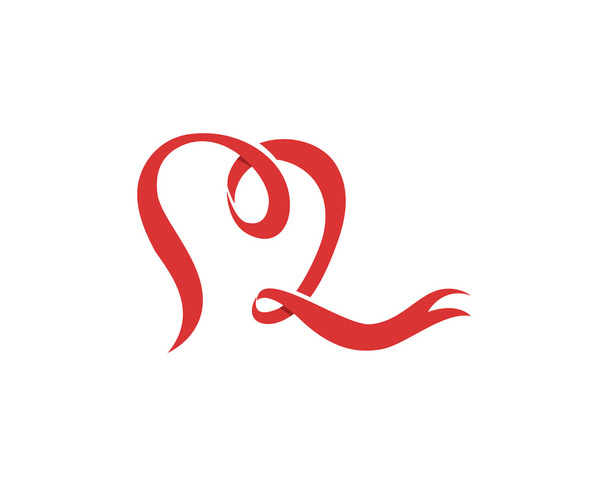 liebe herz logo - Vektor, Bild
