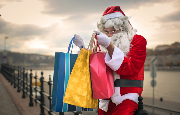 Santa Claus with presents - Photo, image