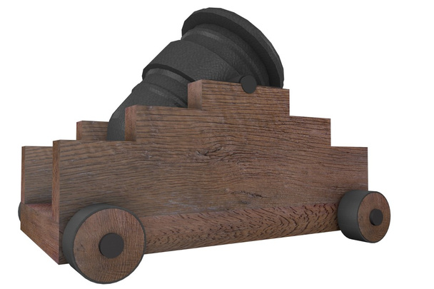 3D-model mortieren - Foto, afbeelding