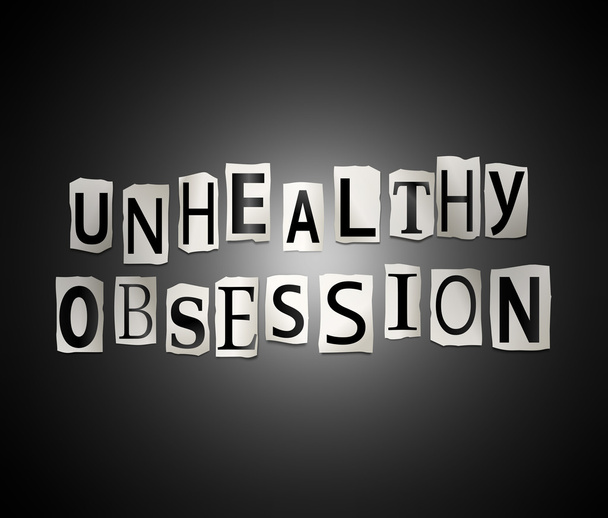 Concepto de obsesión poco saludable
. - Foto, Imagen