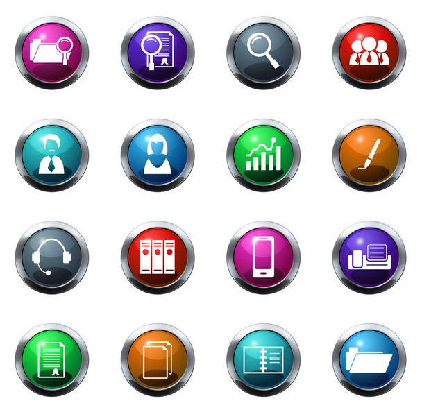 Office and Business Icons - Vettoriali, immagini