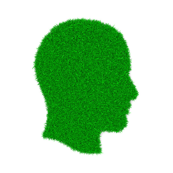 Forma de símbolo de perfil verde
 - Foto, Imagen