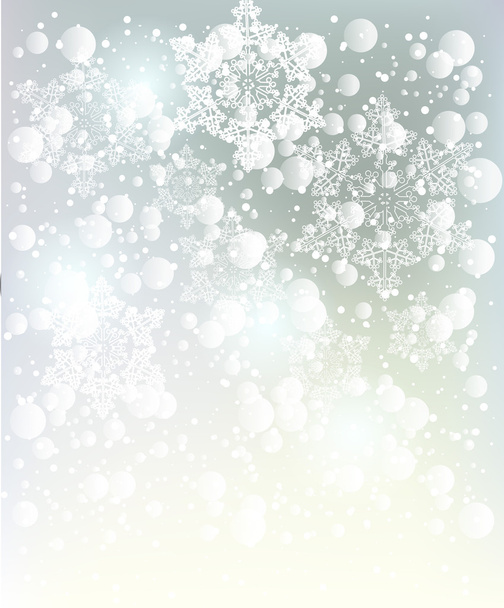 Christmas snowflakes background - Vektori, kuva
