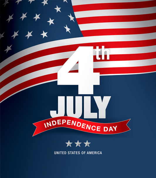 independence day 4 th july. - Vetor, Imagem
