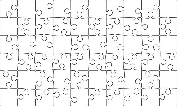 Puzzel met legpuzzel - Vector, afbeelding