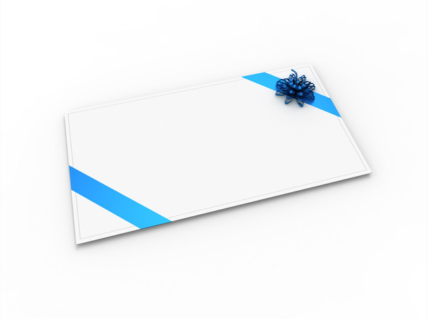 Blank greeting card (for greeting or congratulation) - 写真・画像