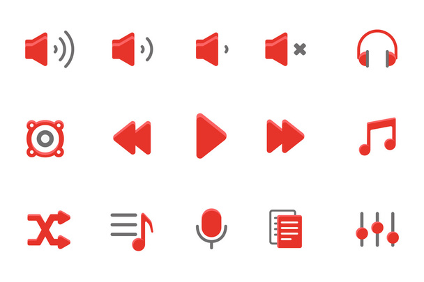 icônes de musique, icône de lecteur
 - Vecteur, image