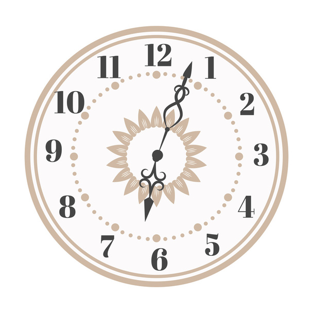 Zegar zegarek alarmów ikony ilustracja wektorowa - Wektor, obraz