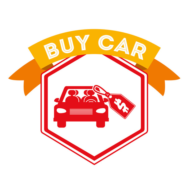 Πώληση σχεδιασμό των αυτοκινήτων - Διάνυσμα, εικόνα