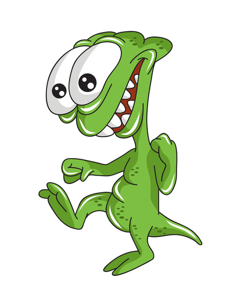 cute characters cartoon monster - Vector, Image