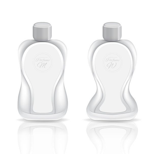 botellas de perfume de hombres y mujeres
 - Vector, Imagen
