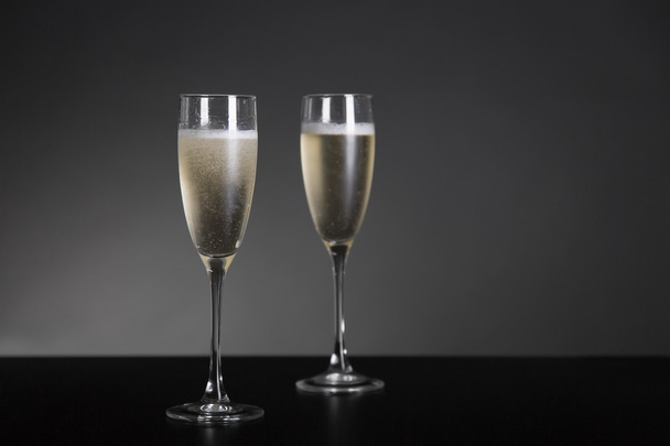 Champagne glasses for New Year and holidays  - Valokuva, kuva